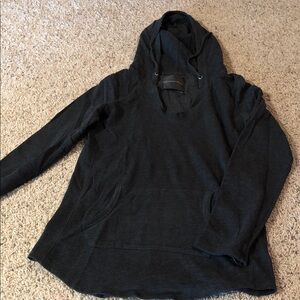 Black Hooded Pullover Sweatshirt victoria’s Secret size medium
